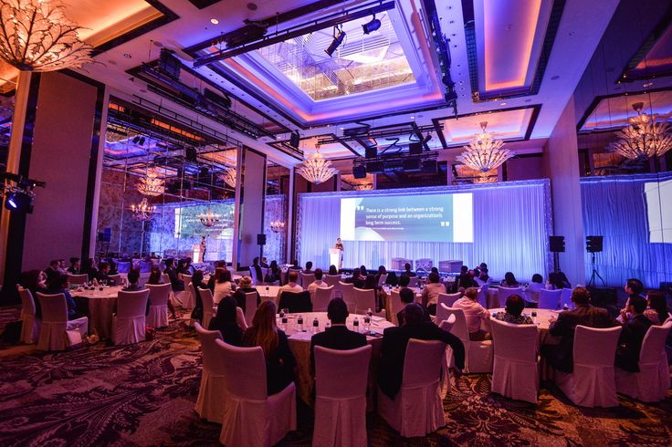 Client event seminar room